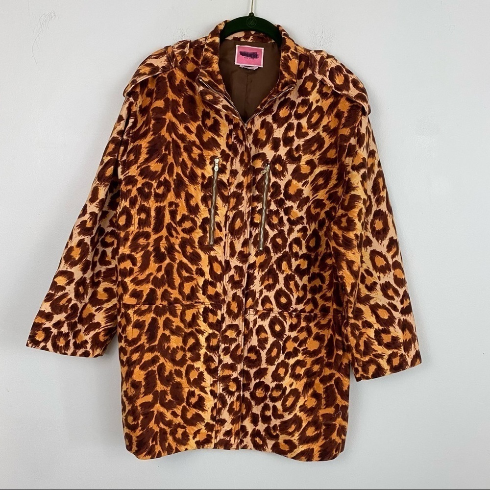KATE SPADE panthera cheetah print coat View 4
